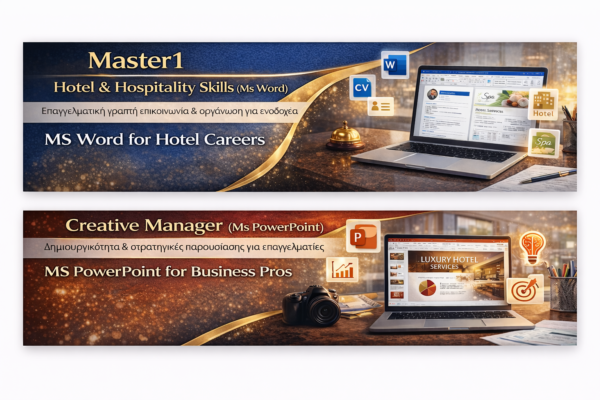Master1 Hotel&Hospitality Skills (Ms Word) - Creative Manager (Ms PowerPoint)
